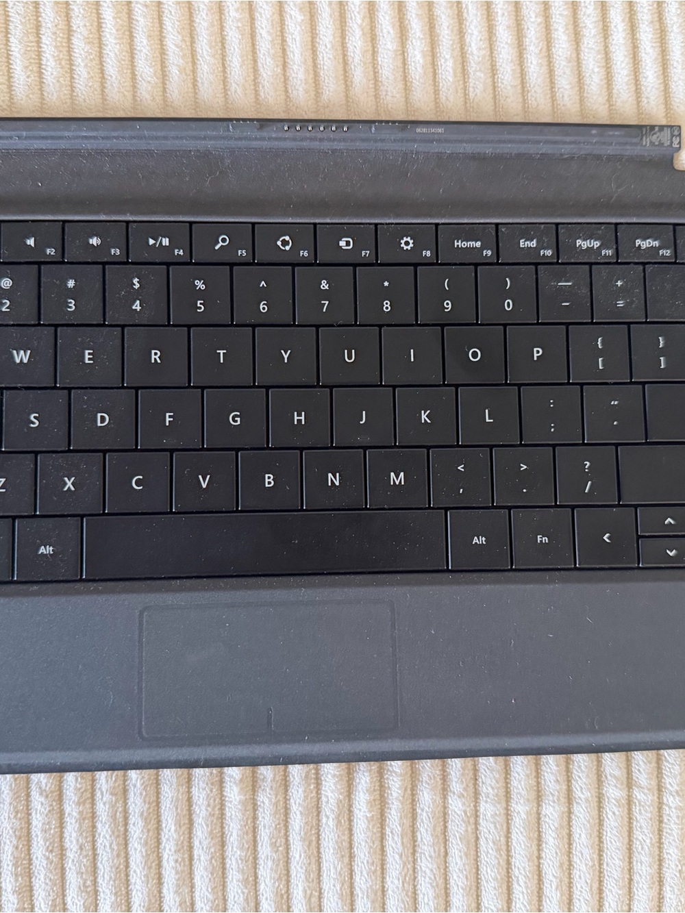 Microsoft Surface Pro 2 Type Cover Keyboard Black Working As-Is